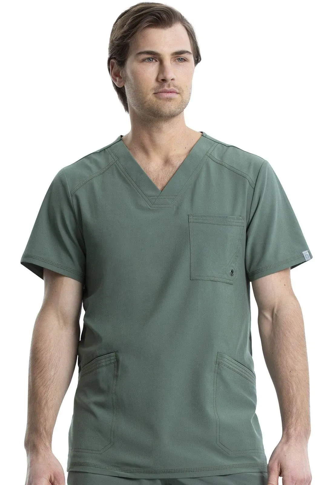 Cherokee Men's Infinity V-Neck Scrub Top