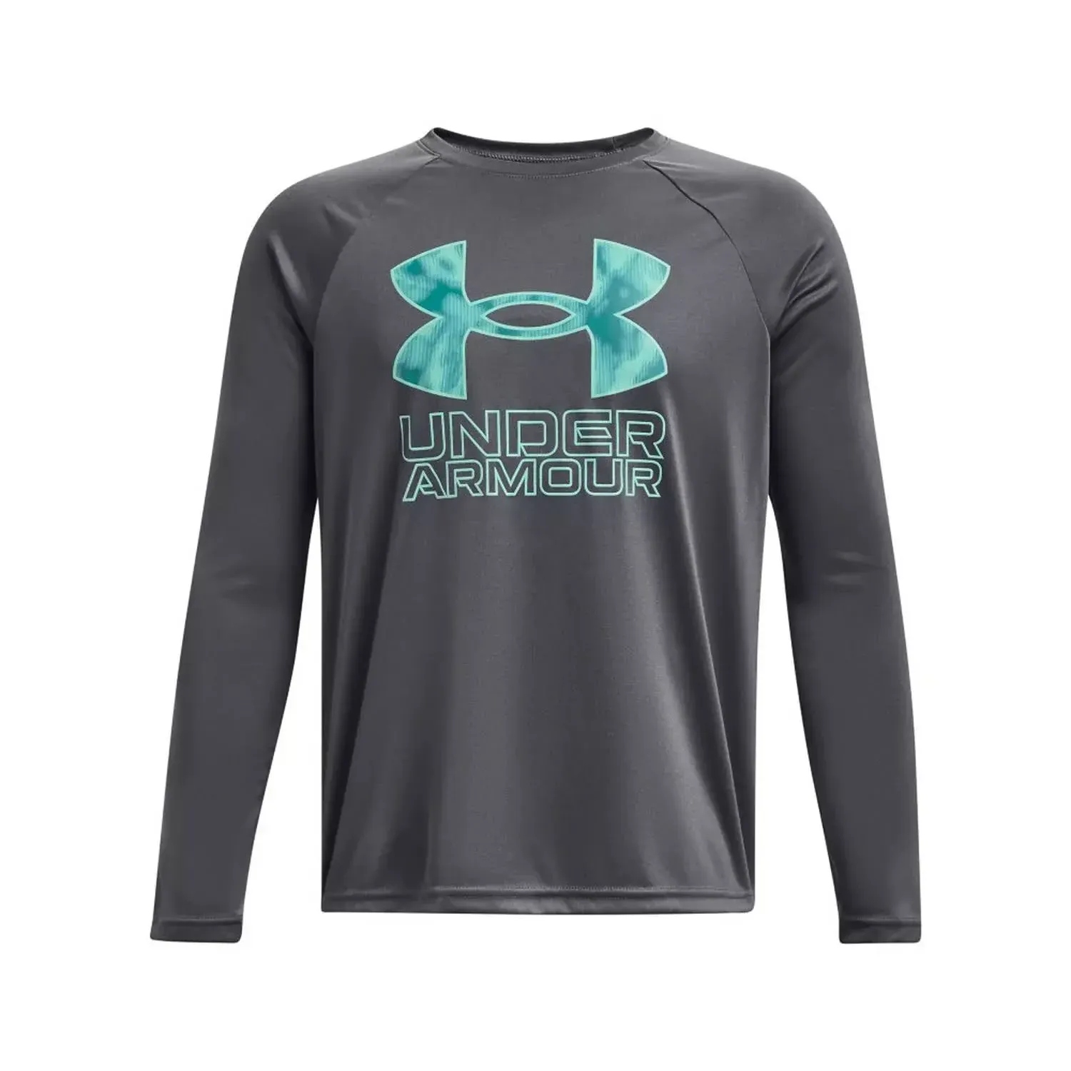 Under Armour Boys' Tech Hybrid Print Fill Long Sleeve
