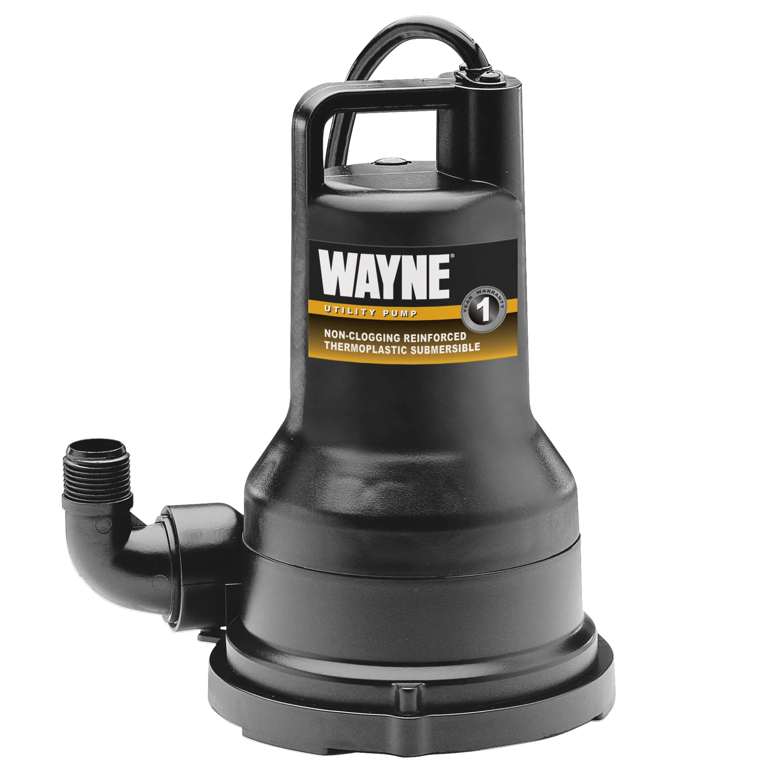 WAYNE VIP50 - 1/2 HP Reinforced Thermoplastic Submersible Multi-Use Pump - Up to 2,500 Gallons Per Hour - Heavy Duty Multi-Use Pump