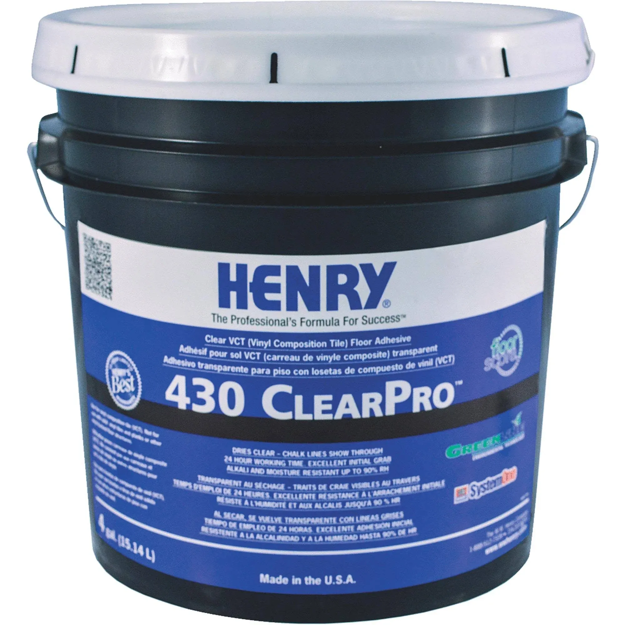 Henry #430 Floor Adhesive 4 Gallon 12102