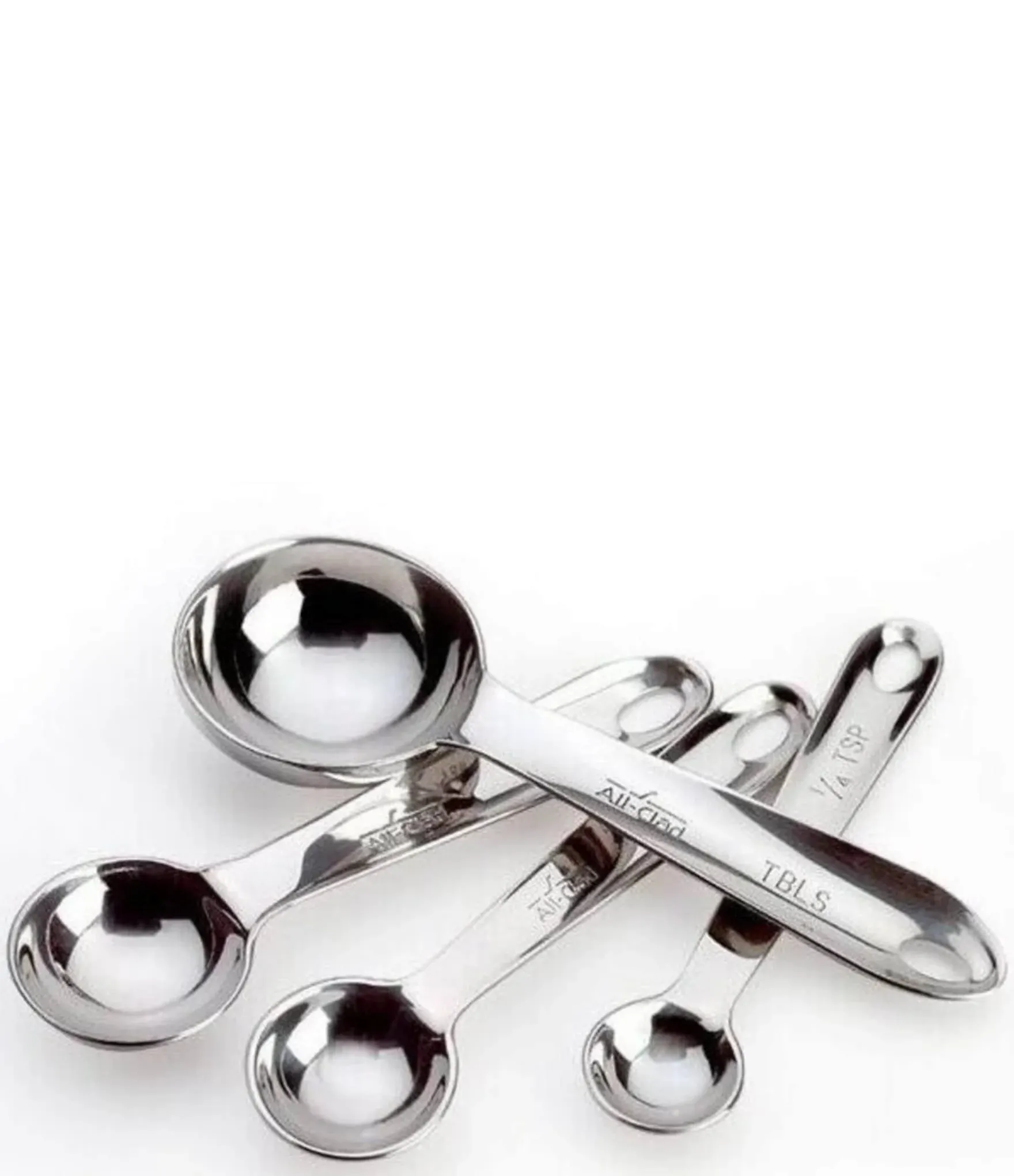 Winco MSP-4P 4-Piece Stainless Steel Measuring Spoon Set