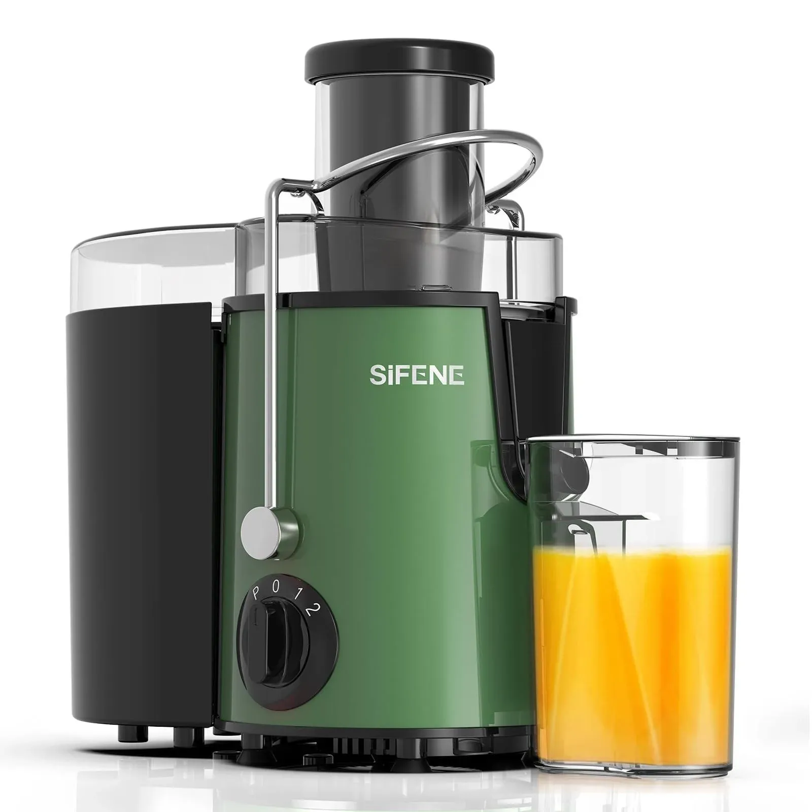 Easy to Clean Juicer Machines, SiFENE 3" Big Mouth Centrifugal Juicer Extractor for Fruits & Vegetables, Compact Juicing Maker, Non-BPA