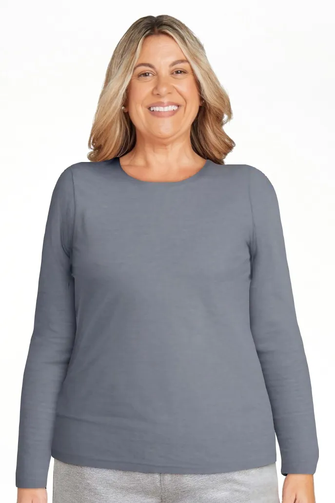 Hanes Long Sleeve T-Shirt Originals Women's Tri-Blend