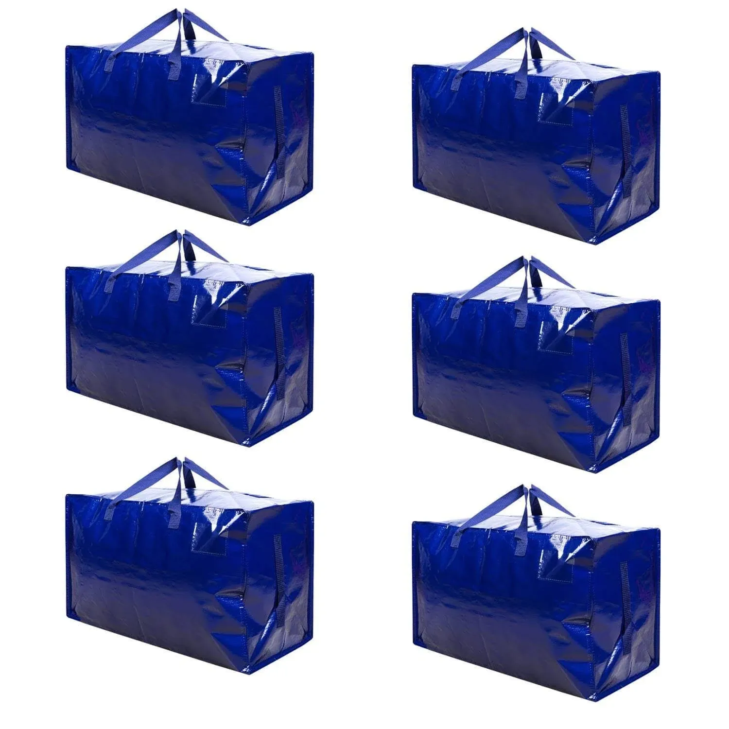 6 Pack Heavy Duty Oversized Storage Bag For Moving College Dorm Traveling Campin