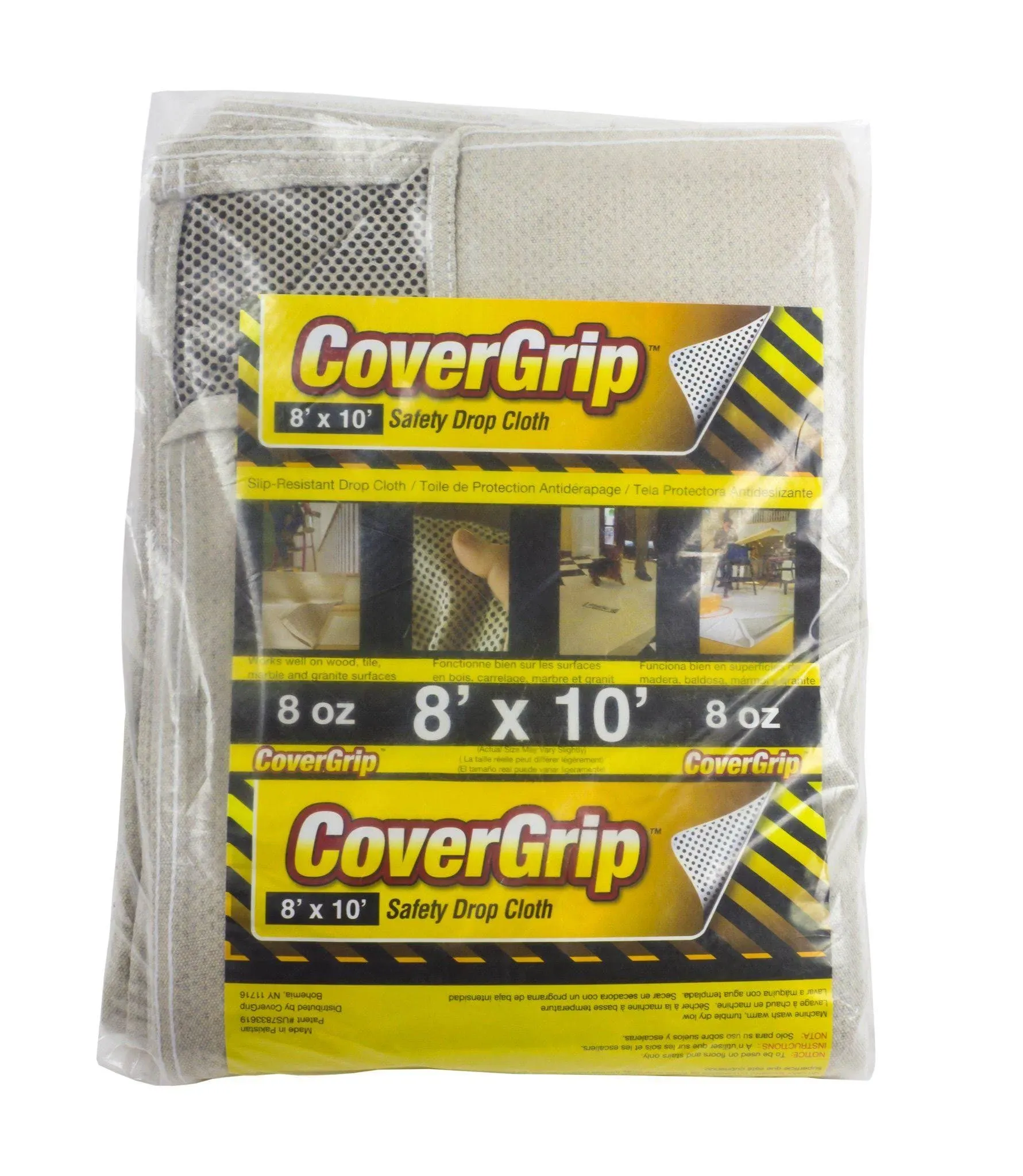 CoverGrip 8 ft. x 10 ft. Safety Drop Cloth