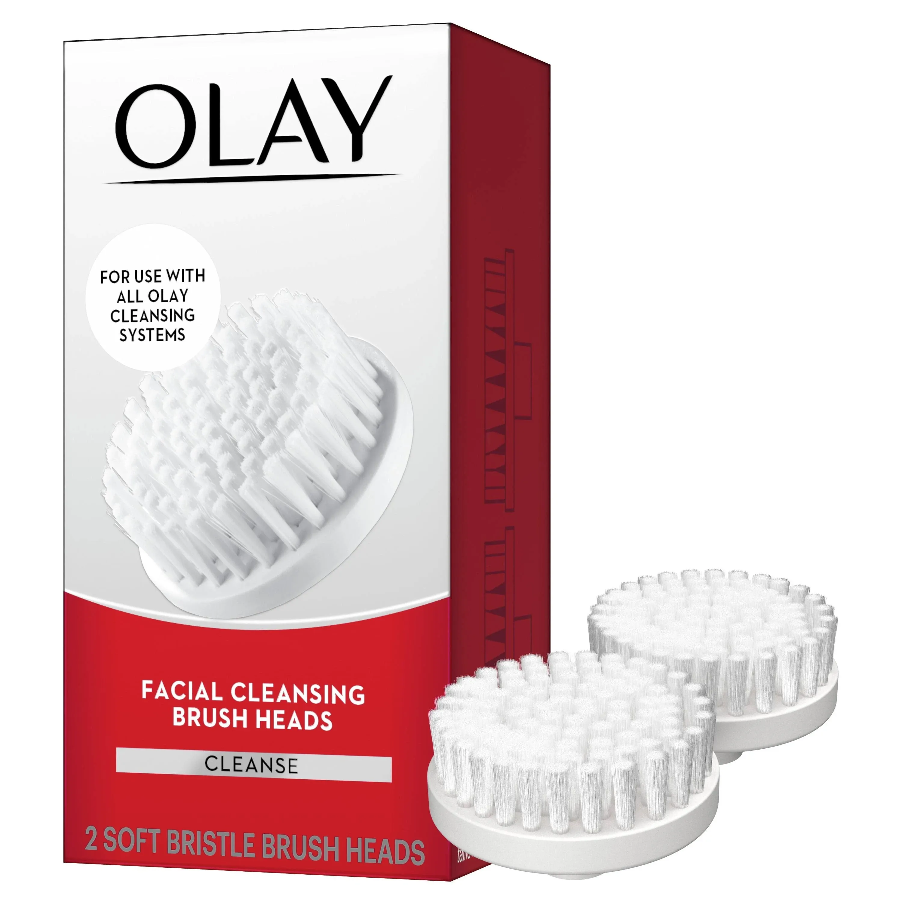 Olay Advanced Facial Cleansing Brush Heads 2ct Soft Replacement Set