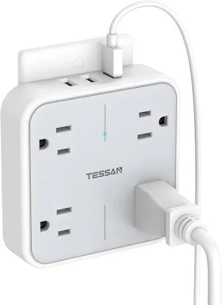 TESSAN Multi Plug Outlet Extender