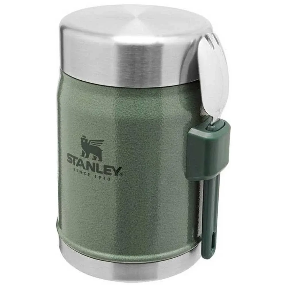 Stanley - Flask Legendary Food Jar Spork 0.4 L Hammertone Green - 0.4L