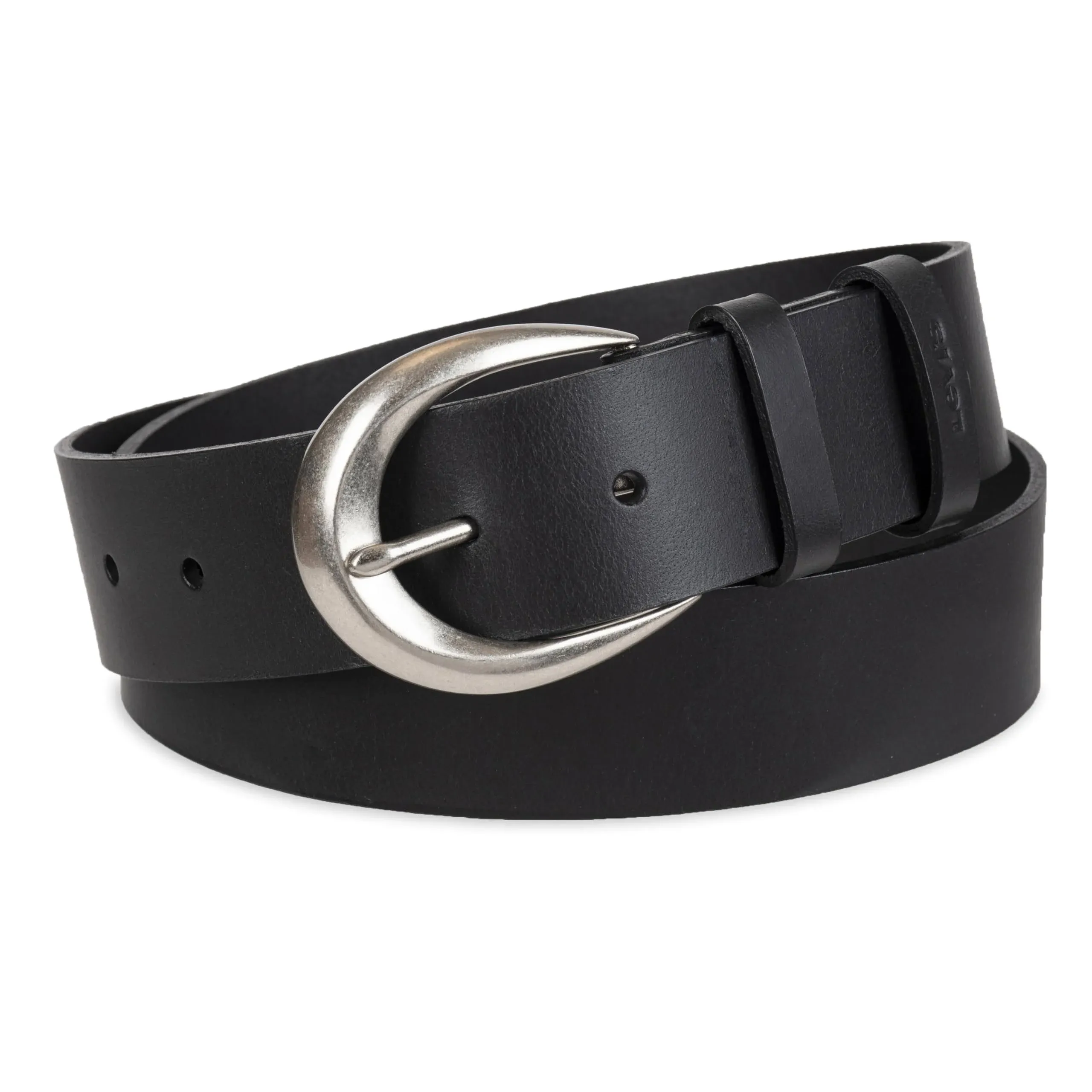 Levi's Women's Casual Leather Belt with Cut Edge Bridle