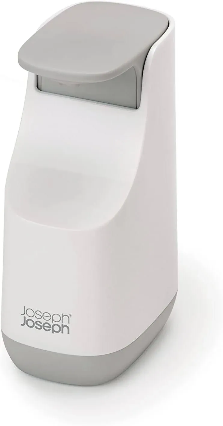 Joseph Joseph 70512 Slim Compact Soap Dispenser with Non-Drip Nozzle, Gray