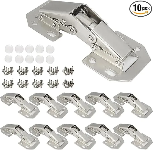 Redya 10 Pack Hidden Kitchen Cabinet Hinges