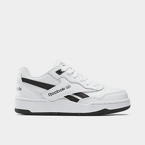 Kids' Reebok BB 4000 II Shoes in White/Black Size