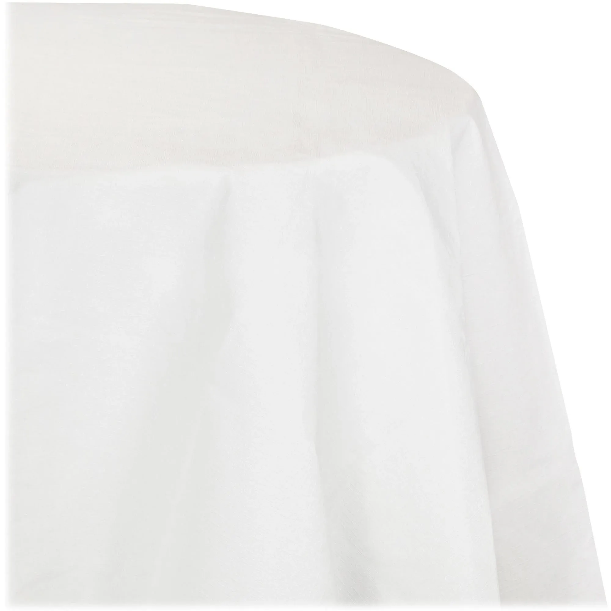 Creative Converting Octy-Round Table Cover, White