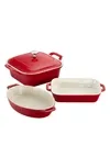 Staub 4-Piece Baking Dish Set ,White