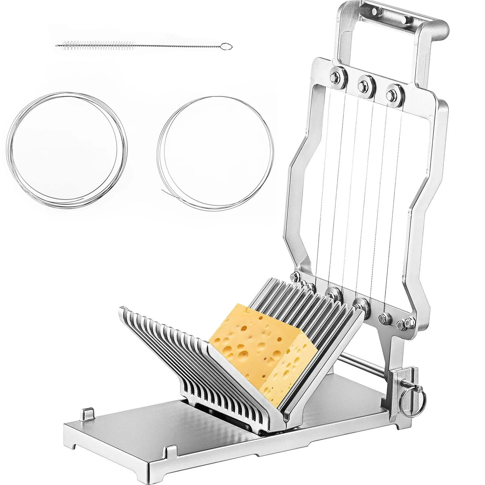 VEVOR Cheese Cutter with Wire 1 cm and 2 cm Cheeser Butter Cutting Blade ...