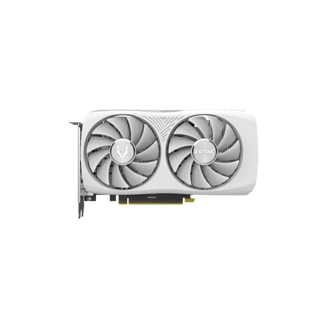 ZOTAC Gaming GeForce RTX 4060 8GB Twin Edge OC White Edition DLSS 3 8GB GDDR6 128-bit 17 Gbps PCIE 4.0 Compact Gaming Graphics Card, ZT-D40600Q-10M