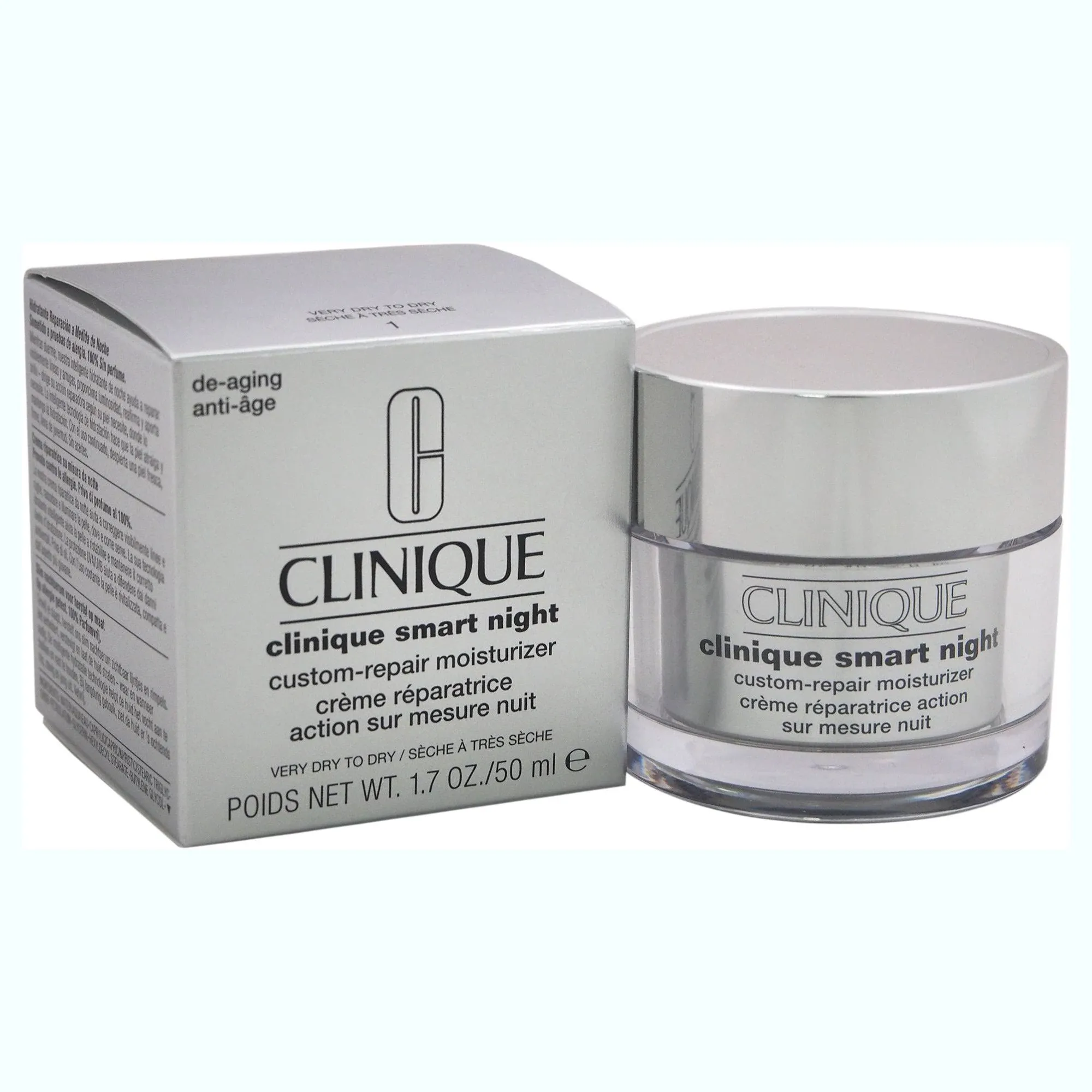 Clinique Smart Night Custom-Repair Moisturizer for Very Dry Skin - 1.7 oz jar