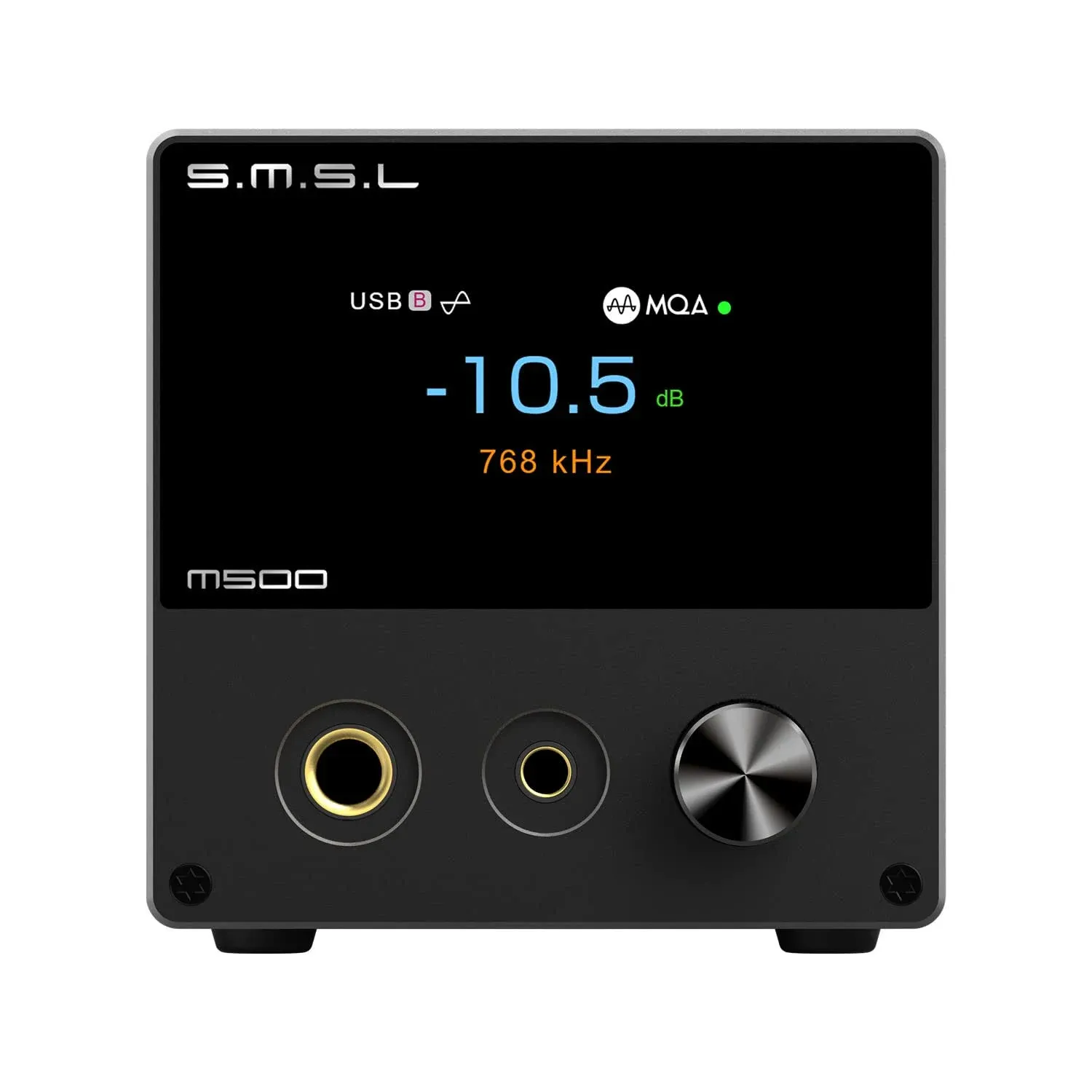 S.M.S.L M500 MKIII Bluetooth Audio DAC & Headphone Amplifier, ESS9038PRO D/A Chip, USB/Optical/Coaxial/Bluetooth Input, Hi-Res MQA XMOS DSD512 PCM