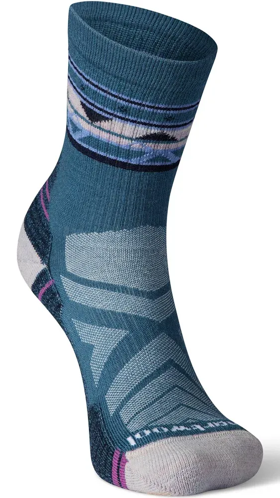 Smartwool Women's Hike Light Cushion Zig Zag Valley Mid Crew Socks