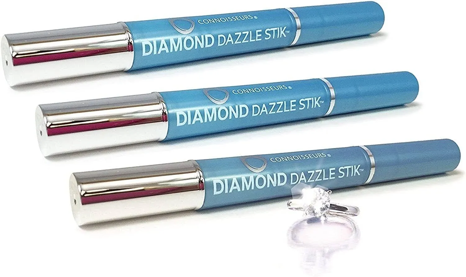 Diamond Dazzle Stik Jewelry Cleaner Solution Pen Pack of 3 Dazzle Stik