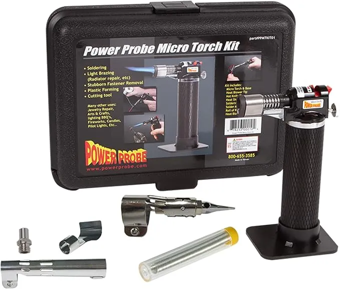 Power Probe PPMTKIT01 Micro Torch Kit , Black