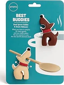 OTOTO Best Buddies Spoon Holder and Steam Releaser