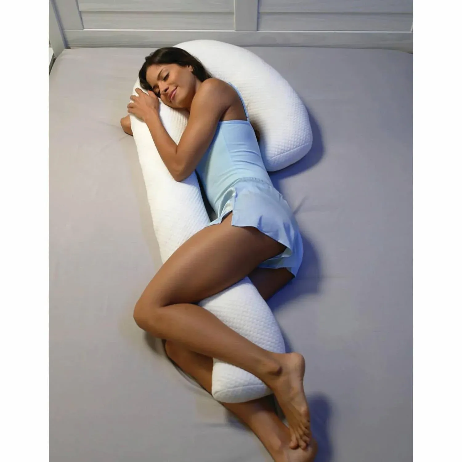 Swan Body Pillow - Comfort Contour Pillow, Side Sleeper Pillow, Cervical Pillow