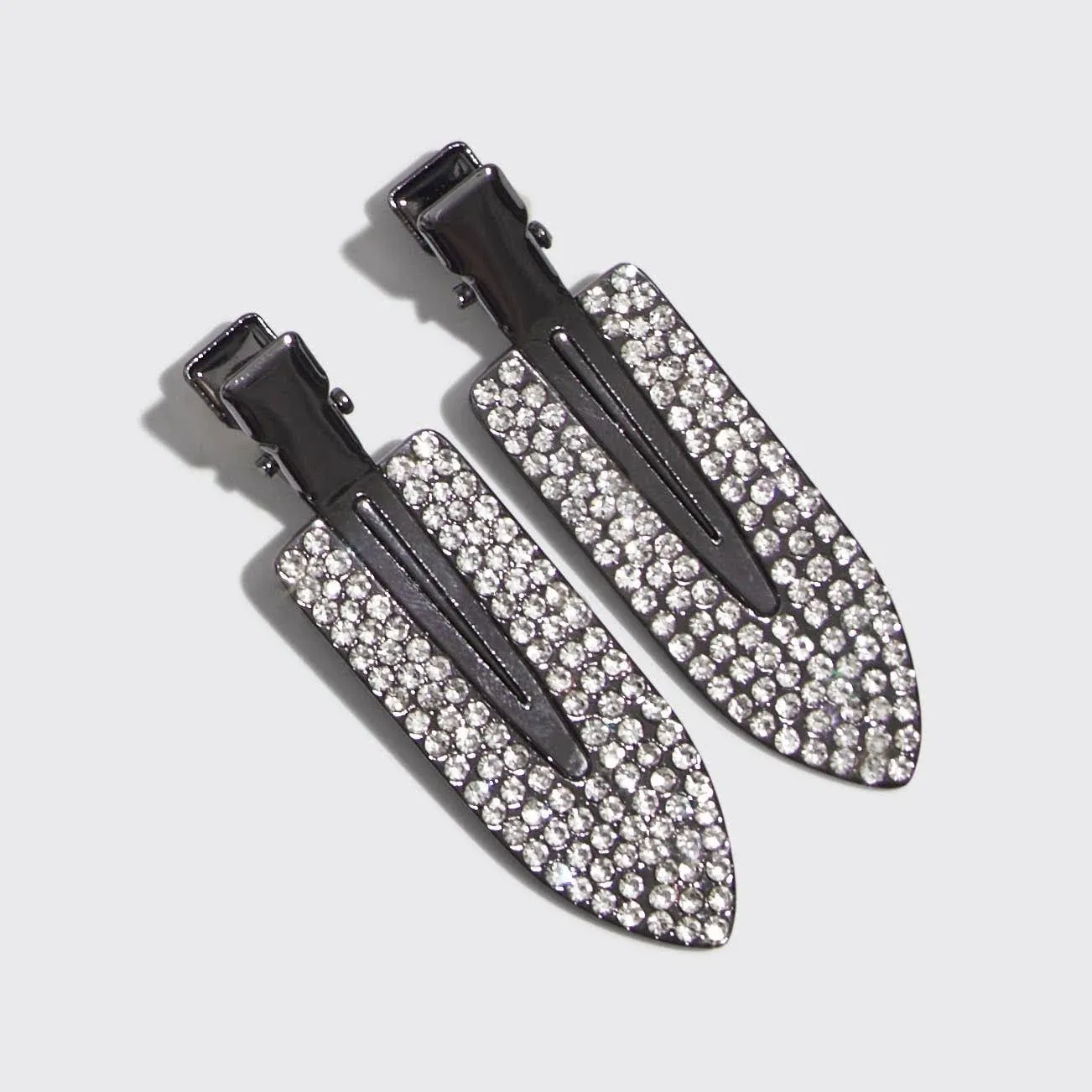 Kitsch Creaseless Clips - Metal Rhinestone