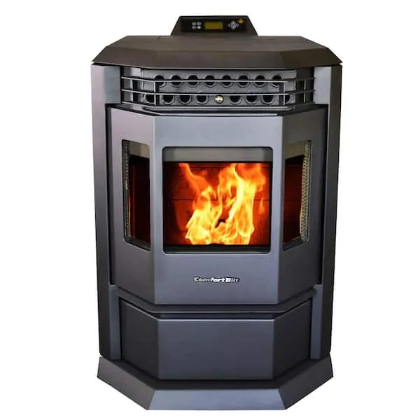 ComfortBilt 2800-sq ft Pellet Stove with 55-lb Hopper (EPA Approved)