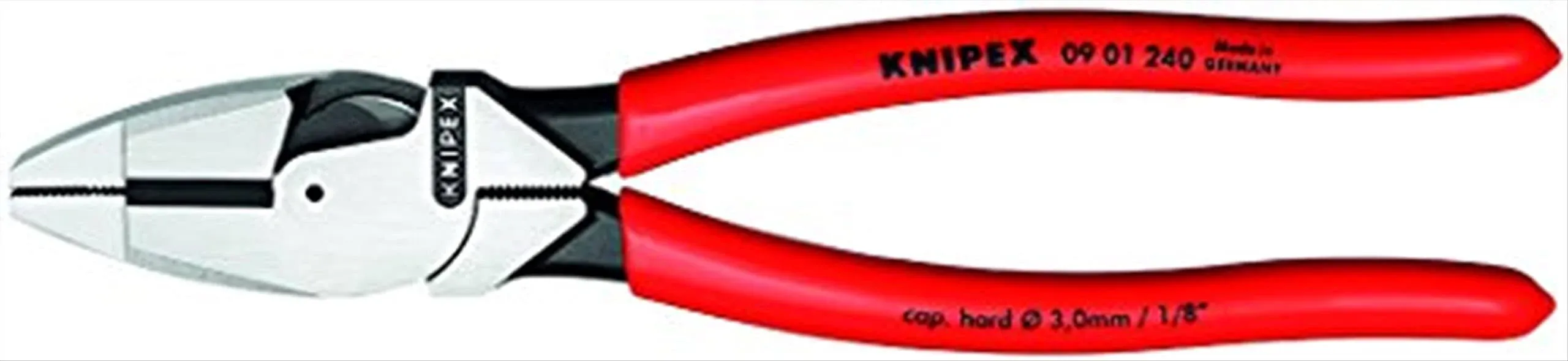 Knipex 09 02 240 SBA 9 1/2" High Leverage Lineman's Pliers New England Head