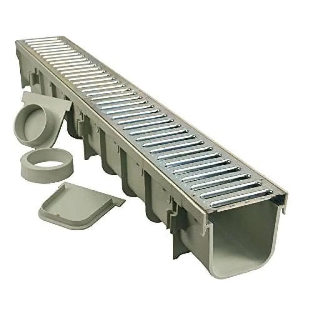 NDS 864GMTL Channel Drain Kit/Grate