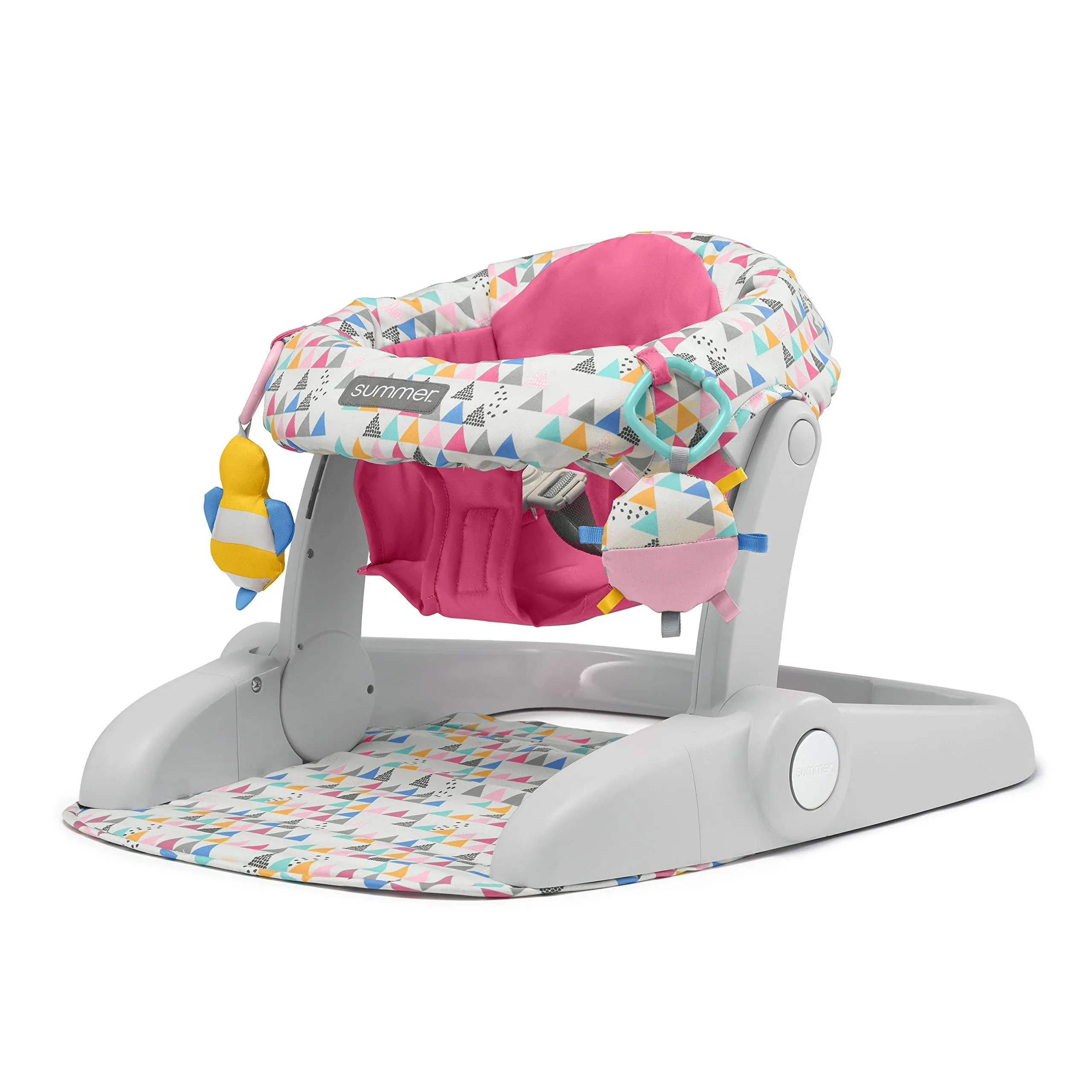 Summer Infant Learn to Sit - 2 Position Floor Seat Funfetti Pink