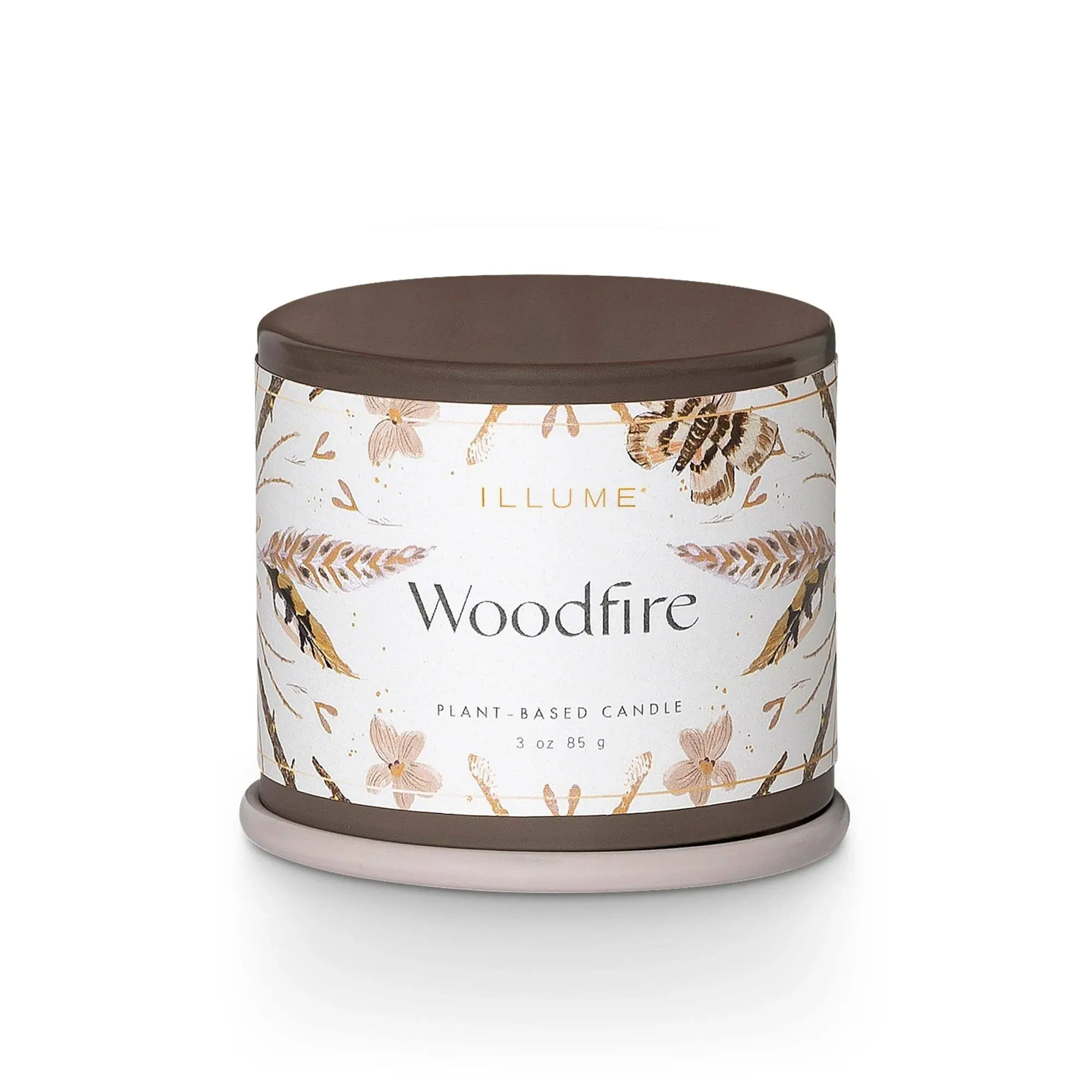 Demi Vanity Tin Candle, Woodfire