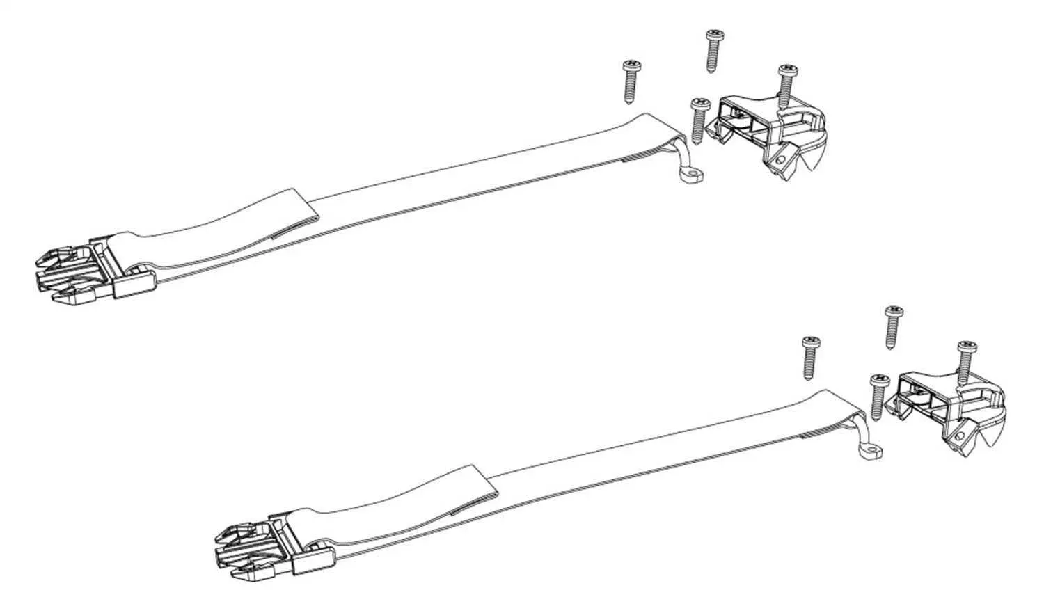 BAK Industries PARTS-356A0003 BAKFlip Buckle Kit