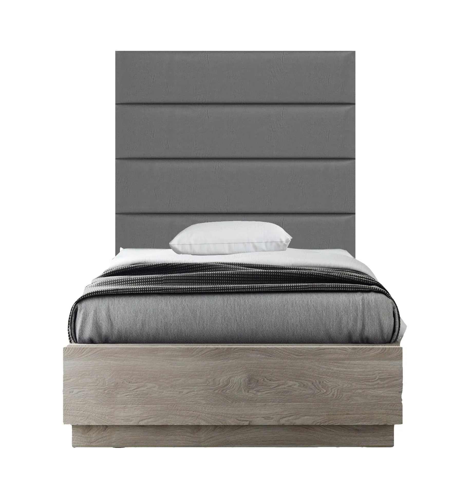 Vant Upholstered Wall Panels Gray Pewter