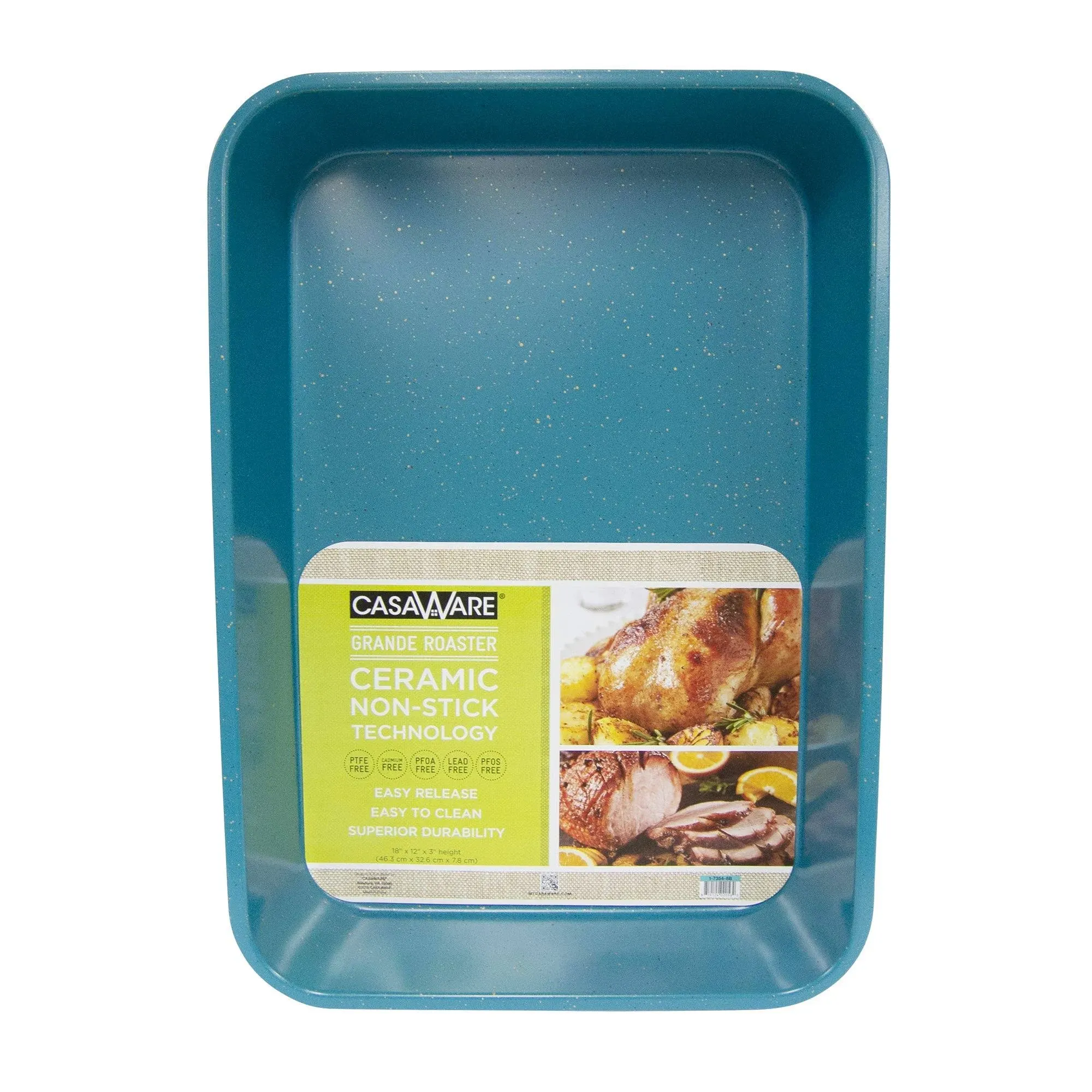 Casaware Grande Lasagna/Roaste<wbr/>r Pan 18 X 12 X 3-Inch - Extra Large, Ceramic Coat