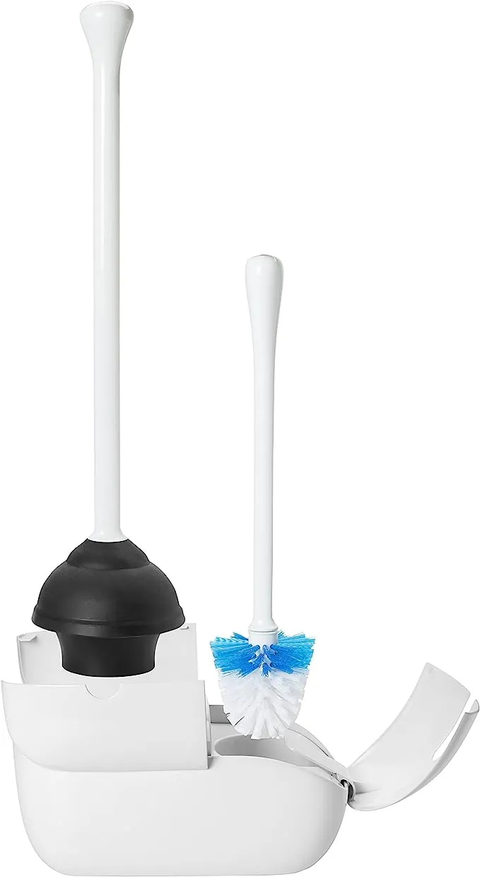 OXO Good Grips Toilet Brush & Plunger Combo