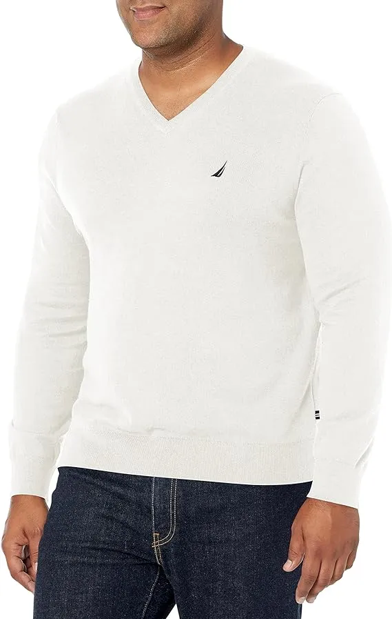 Nautica Men's Classic Fit Navtech Soft V-Neck Sweater