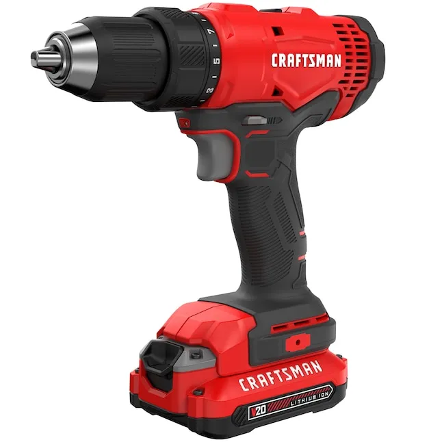 Craftsman V20 Cordless Drill/Driver Kit (CMCD701C2)