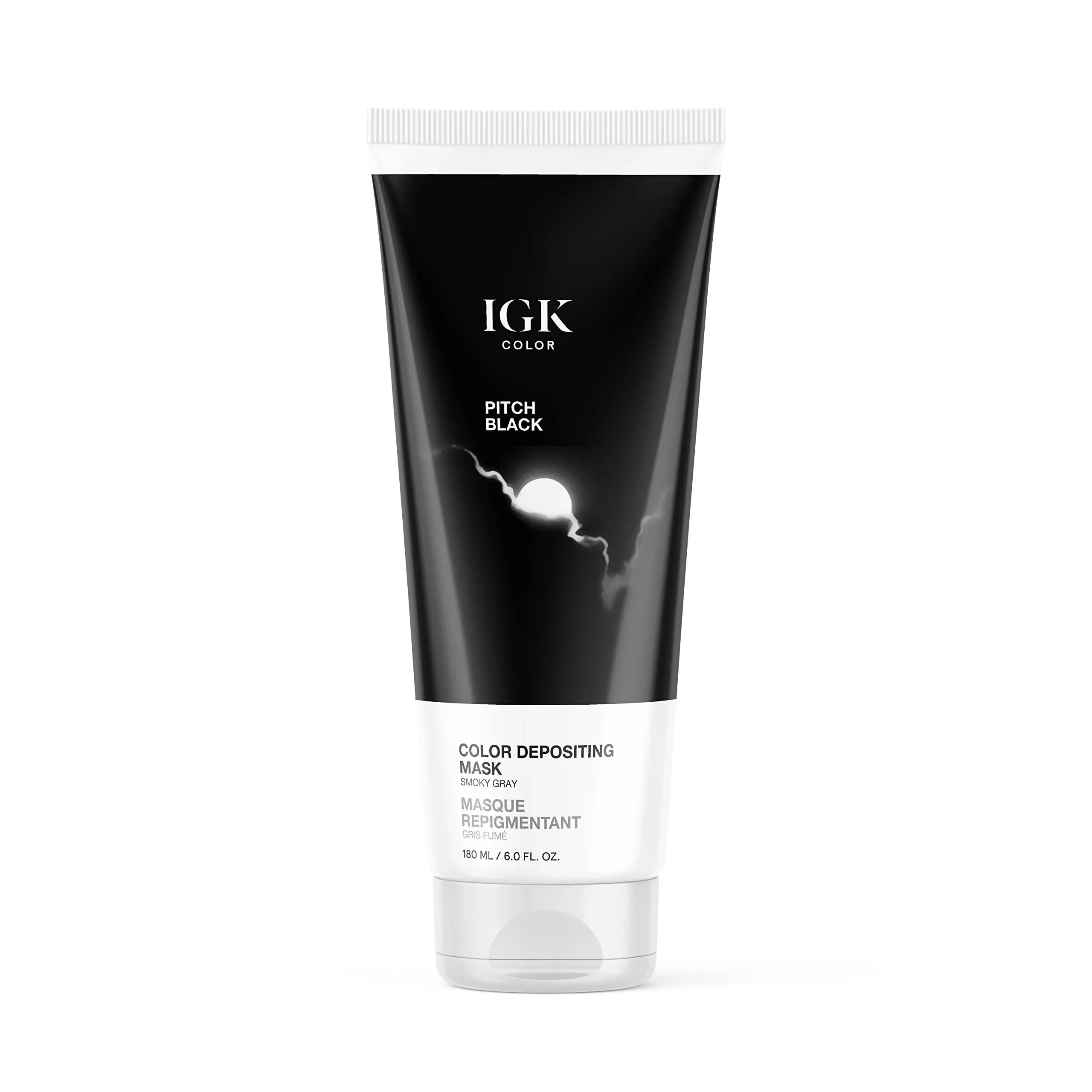 IGK - Color Depositing Hair Mask Pitch Black 6 oz.