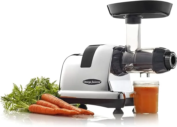 Omega Silver Ultimate Juicer and Nutrition System - J8006hds