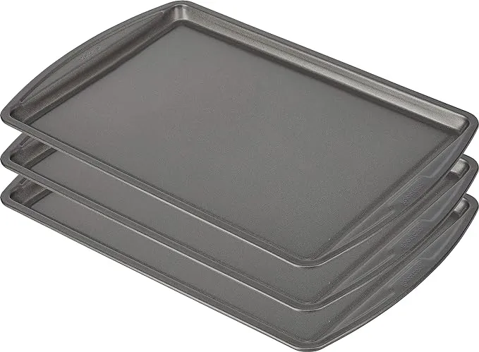 GoodCook Everyday Non-Stick Carbon Steel 9” x 13” Baking Sheet – Carbon Steel Cooking Pans, Bakeware Cookie Sheet for Baking, Oven Pan for Baked Goods & Sheet Pan Dinners