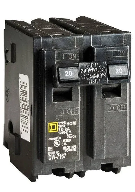 Square D Hom220cp Homeline Circuit Breaker