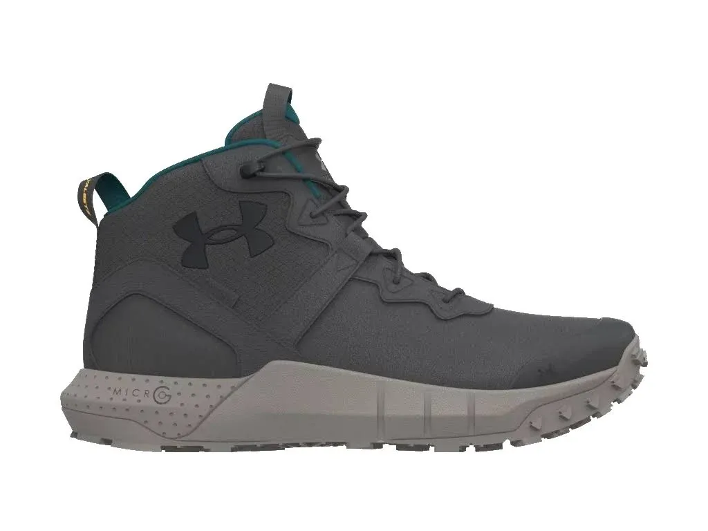 Under Armour Men&#039;s UA Micro G Valsetz Trek Mid Leather Waterproof Tactical