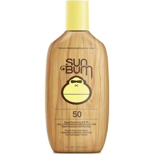 Sun Bum Sun Bum Original Spf 50 Sunscreen Lotion Vegan and Reef Friendly (octinoxate & Oxybenzone Free) Broad Spectrum Moisturizing Uva/uvb Sunscreen With Vitamin E 8 Ounce 2 Pack