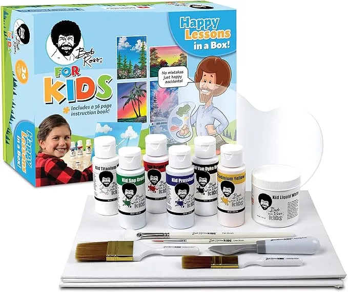 Bob Ross for Kids: Happy Lessons in a Box