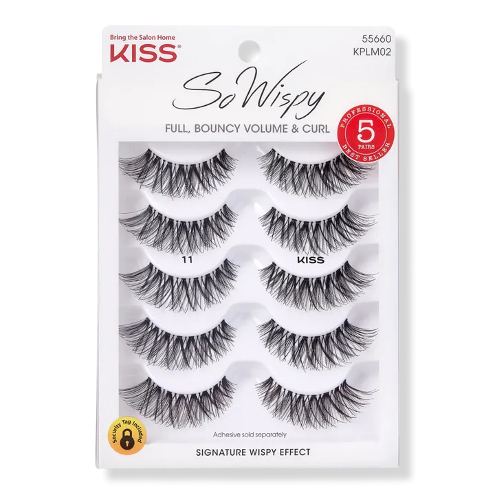 KISS So Wispy False Eyelashes - Multipack #11 - 5 Pairs