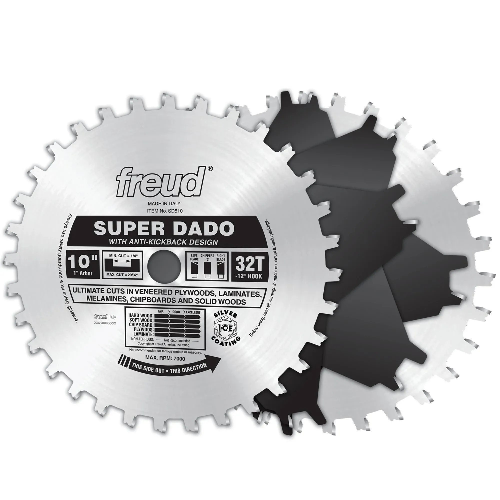 Freud SD510 10" Super Dado Sets