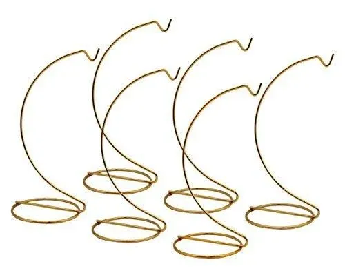 BANBERRY Designs Gold Ornament Stands Set of 6