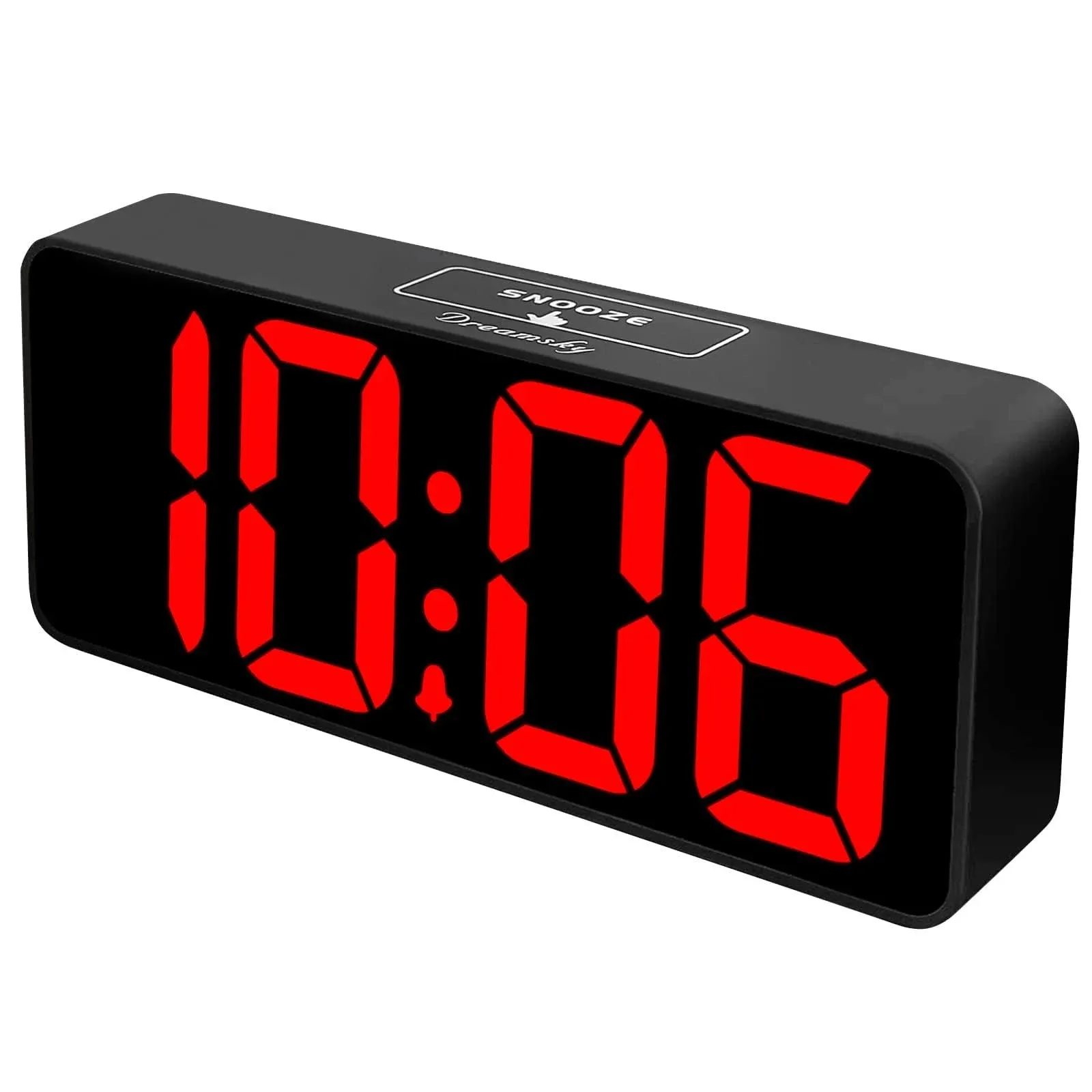 DreamSky Large Digital Alarm Clock for Visually Impaired - 8.9 Inches Large Digital Clock for Bedroom, Fully Adjustable Dimmer, Jumbo Number Display